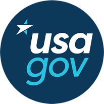 A footer logo of USGOV